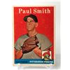 Image 1 : 1958 TOPPS BASEBALL PAUL SMITH