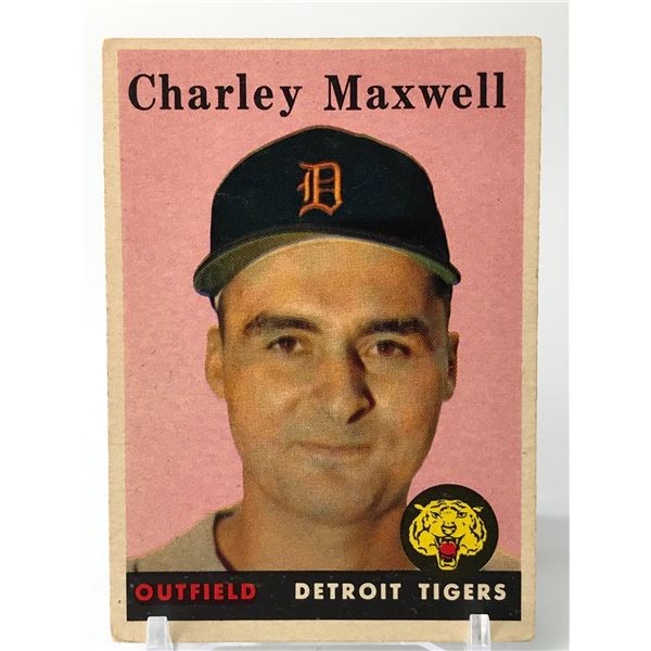 1958 TOPPS BASEBALL CHARLEY MAXWELL