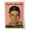 Image 1 : 1958 TOPPS BASEBALL CHARLEY MAXWELL
