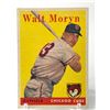 Image 1 : 1958 TOPPS BASEBALL WALT MORYN