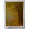 Image 1 : 1998 TOPPS 23KT GOLD BABE RUTH LTD. EDITION CARD