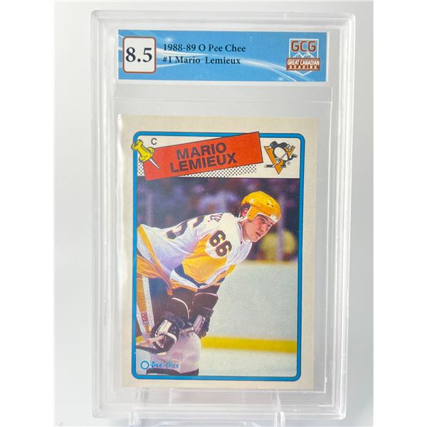 MARIO LEMIEUX 1988-89 OPC (GCG 8.5)