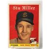 Image 1 : 1958 TOPPS STU MILLER