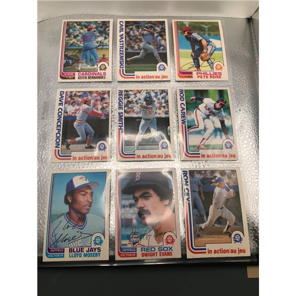 1982 OPC BASEBALL HALL OF FAME/ALL STAR LOT