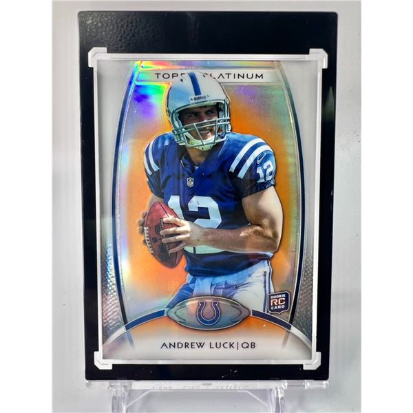 ANDREW LUCK TOPPS PLATINUM ROOKIE CARD