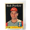 Image 1 : 1958 TOPPS BASEBALL BOB PURKEY