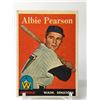 Image 1 : 1958 TOPPS BASEBALL ALBIE PEARSON