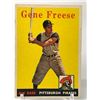 Image 1 : 1958 TOPPS BASEBALL GENE FREESE