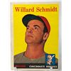 Image 1 : 1958 TOPPS BASEBALL WILLARD SCHMIDT