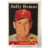 Image 1 : 1958 TOPPS BASEBALL SOLLY HEMUS