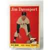 Image 1 : 1958 TOPPS BASEBALL JIM DAVENPORT