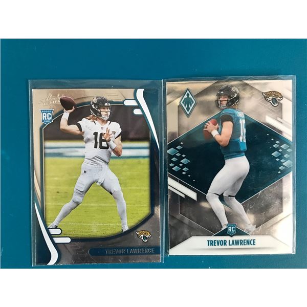 PAIR OF TREVOR LAWRENCE ROOKIE CARDS