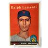 Image 1 : 1958 TOPPS BASEBALL RALPH LUMENTI