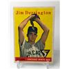 Image 1 : 1958 TOPPS BASEBALL JIM DERRINGTON