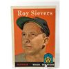 Image 1 : 1958 TOPPS BASEBALL ROY SIEVERS