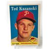 Image 1 : 1958 TOPPS BASEBALL TED KAZANSKI