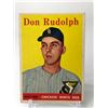 Image 1 : 1958 TOPPS BASEBALL DON RUDOLPH