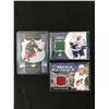 Image 1 : LOT OF 3 NHL JERSEY/ROOKIE/LTD ED HOCKEY CARDS