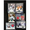 Image 1 : LOT OF 6 JERSEY/AUTO/ROOKIE NHL HOCKEY CARDS