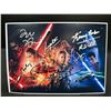 Image 1 : CAST SIGNED STAR WARS: A FORCE AWAKENED 8X10 (RA COA)