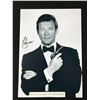 Image 1 : ROGER OORE SIGNED JAMES BOND 8 X 10 (RA COA)