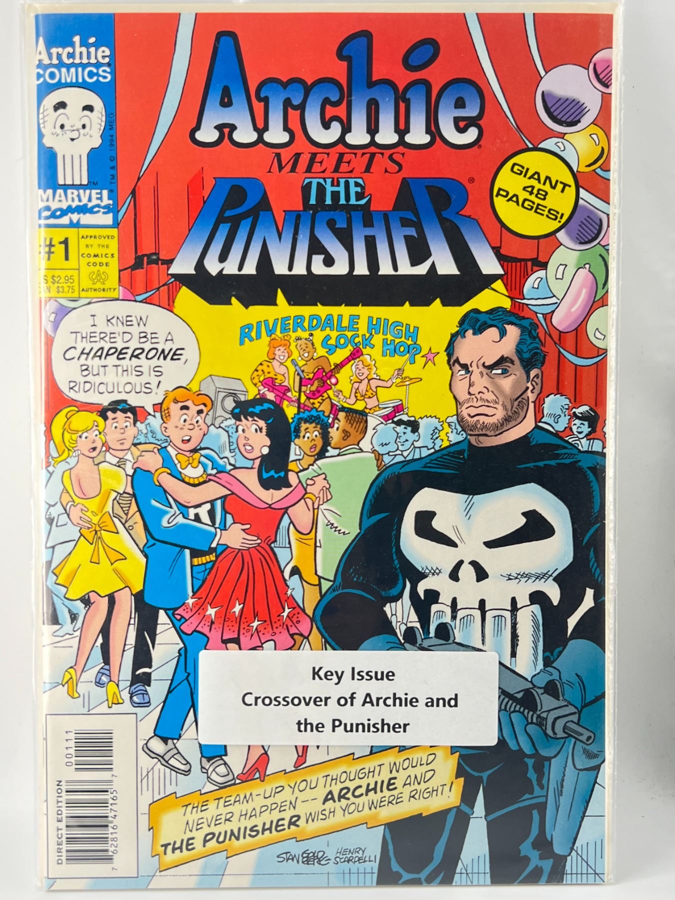Archie Crossover MARVEL COMICS ARCHIE MEETS PUNISHER NO.1