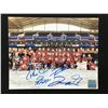 Image 1 : EDMONTON OILERS MULTI SIGNED 8 X 10 (MCDAVID, DRAISAITL,NURSE,RNH) GCG HOLO