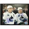 Image 1 : BO HORVAT AND J.T MILLER SIGNED VANCOUVER CANUCKS 8 X 10 (GCG HOLO)