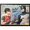 Image 1 : ADAM WEST AND BURT WARD SIGNED BATMAN 8 X 10 (RA COA)