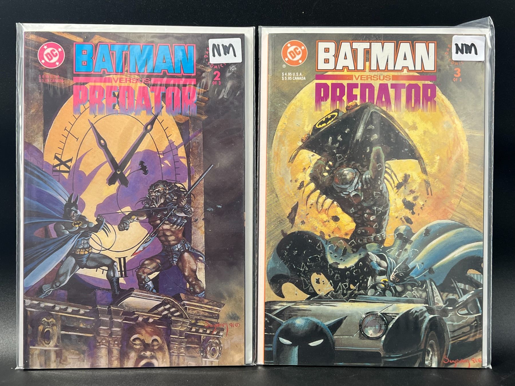 BATMAN VERSUS PREDATOR #2 AND #3 (DC COMICS)