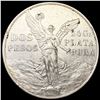 1921 Mexico .8465oz Silver 2 Pesos CLOSE UNC
