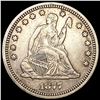 1877-CC Seated Liberty Quarter NEARLY UNC