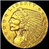 1914 $2.50 Gold Quarter Eagle CLOSE UNC