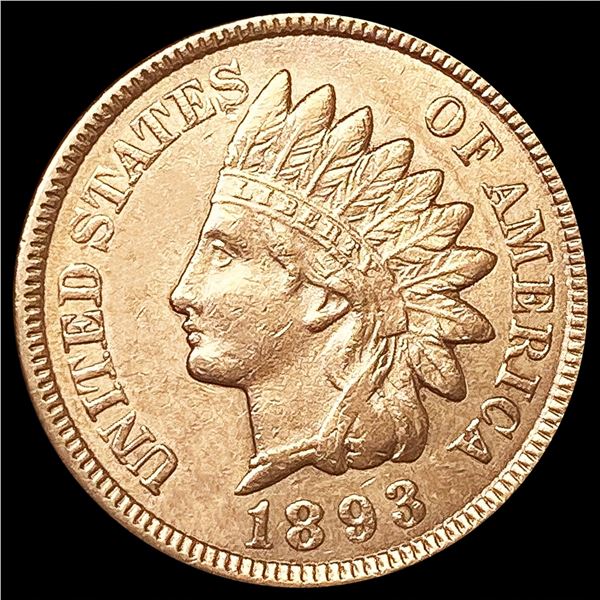 1893 RD Indian Head Cent UNCIRCULATED