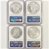 Image 2 : 2018 Set (4) American Silver Eagles NGC MS69