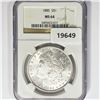 1885 Morgan Silver Dollar NGC MS64