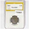 1807 Draped Bust Half Cent PGA MS60