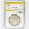 1833 Capped Bust Half Dollar PGA MS63+ O-113