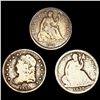 Image 1 : (3) Misc Half Dimes (1865, 1838, 1861) NICE CIR