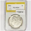 Image 1 : 1903 Morgan Silver Dollar PGA MS64