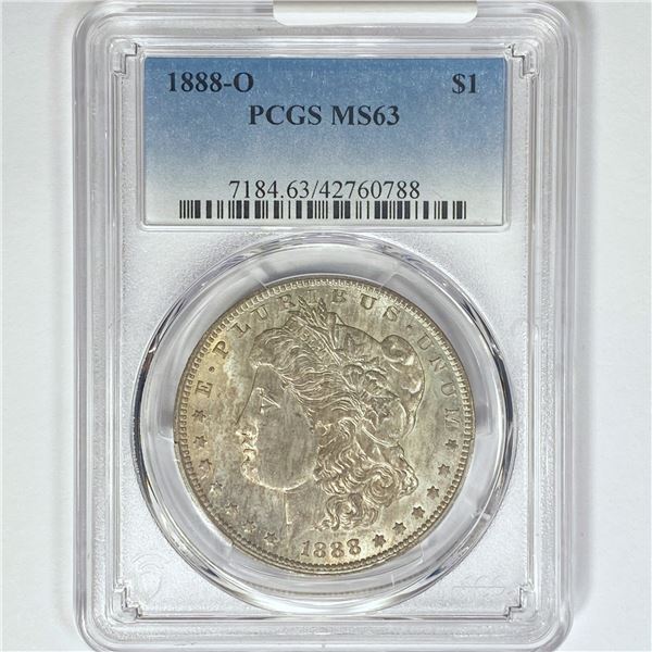 1888-O Morgan Silver Dollar PCGS MS63