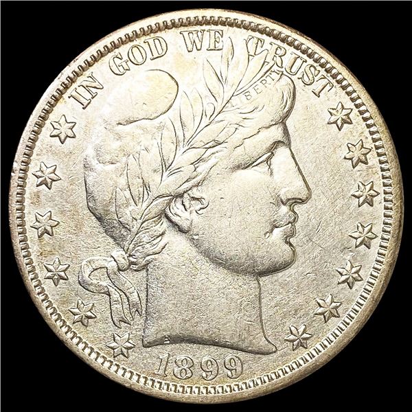 1899-O Barber Half Dollar ABOUT UNCIRCULATED