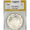 1989 American Silver Eagle PGA MS70