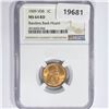 Image 1 : 1909 VDB Wheat Cent NGC MS64 RD, Bandera Bank