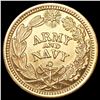 Image 1 : RED Army & Navy Civil War Token UNCIRCULATED