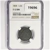 Image 1 : 1804 Draped Bust Half Cent NGC F12 BN