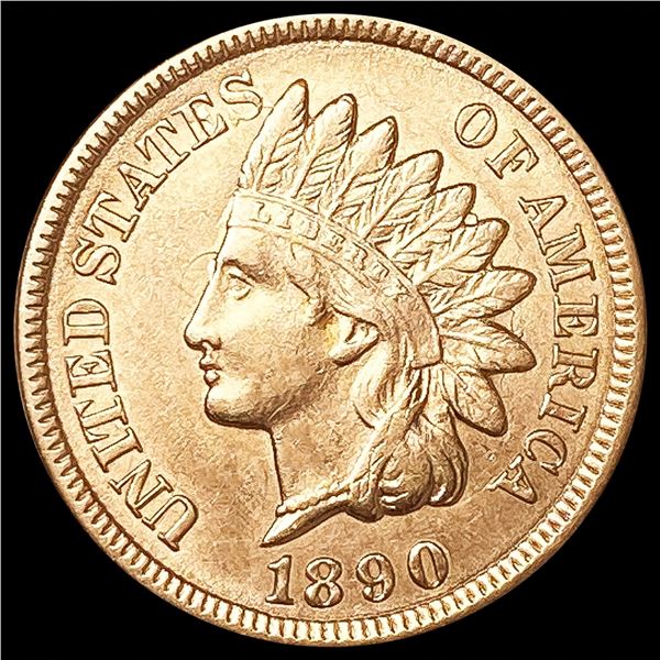 1890 RD Indian Head Cent UNCIRCULATED