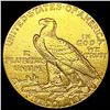 Image 2 : 1912 $5 Gold Half Eagle ABOUT UNCIRCULATED