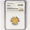 1925-D $2.50 Gold Quarter Eagle NGC MS62