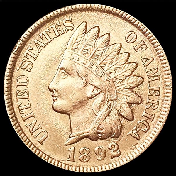 1892 RD Indian Head Cent UNCIRCULATED